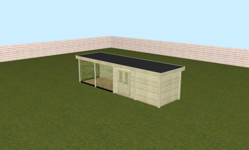 Lugarde Maatwerk 900 x 250 cm, Tuin en Terras, Tuinhuizen, 200 tot 400 cm, Nieuw, Ophalen of Verzenden, 500 cm of meer