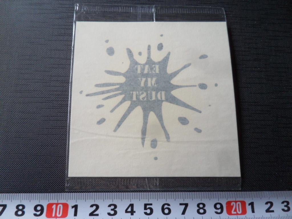 sticker huid tattoo eat my dust, Ophalen, Zo goed als nieuw