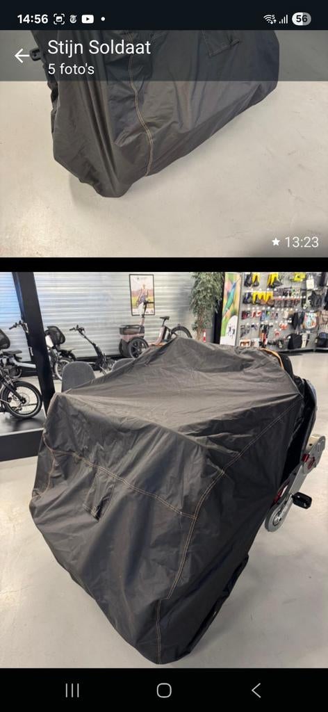 Fietshoes duofiets van raam, Ophalen of Verzenden