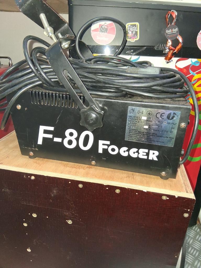 F-80 fogger rookmachine, Ophalen, Zo goed als nieuw, Rookmachine