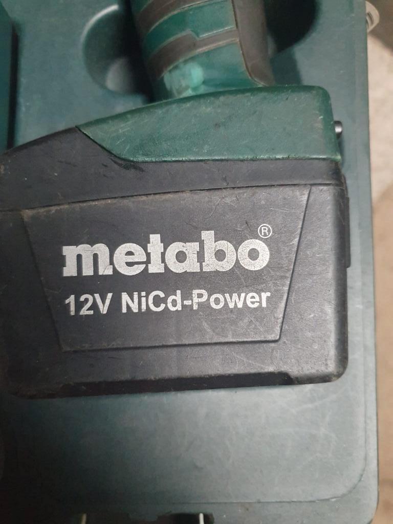 Metabo accu boormachine 12v, Ophalen of Verzenden, Gebruikt