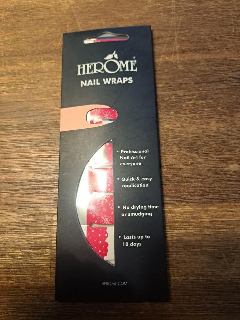 Herome Nail Wraps, Wit, Nieuw, Ophalen of Verzenden, Handen en Nagels