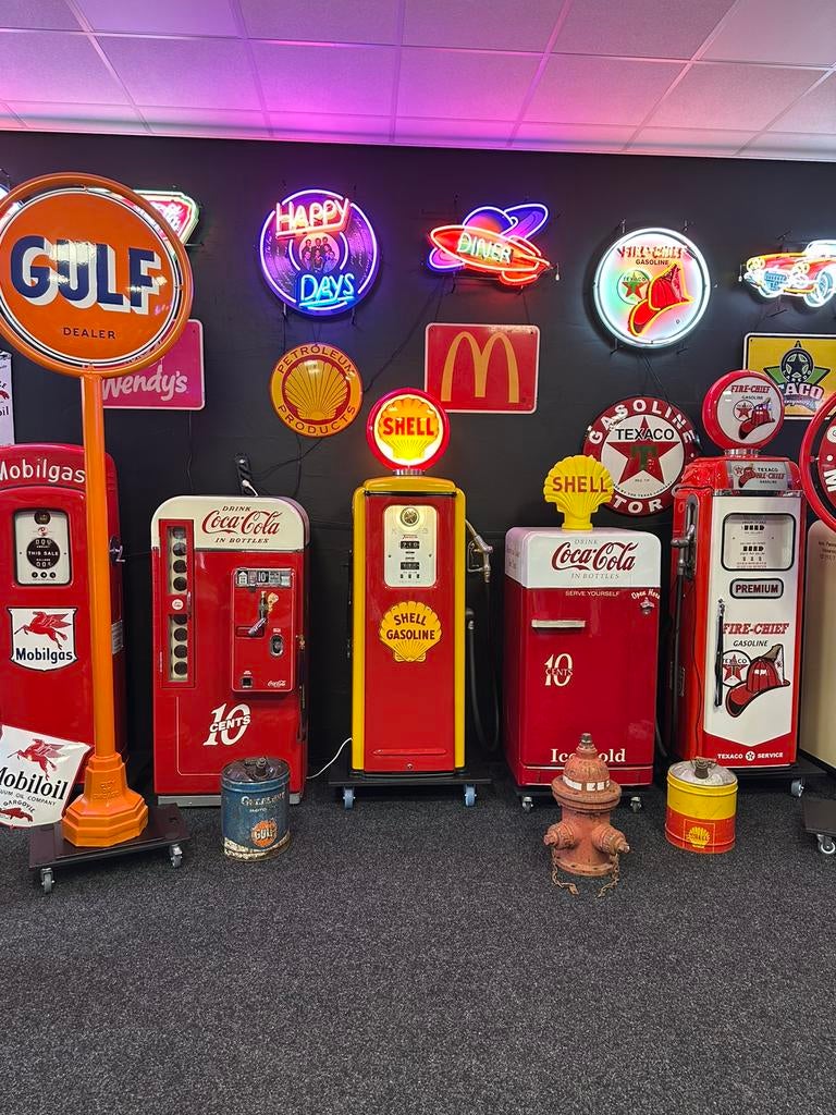 Amerikaanse benzinepomp - USA Gas Pump Tokheim T39 Shell