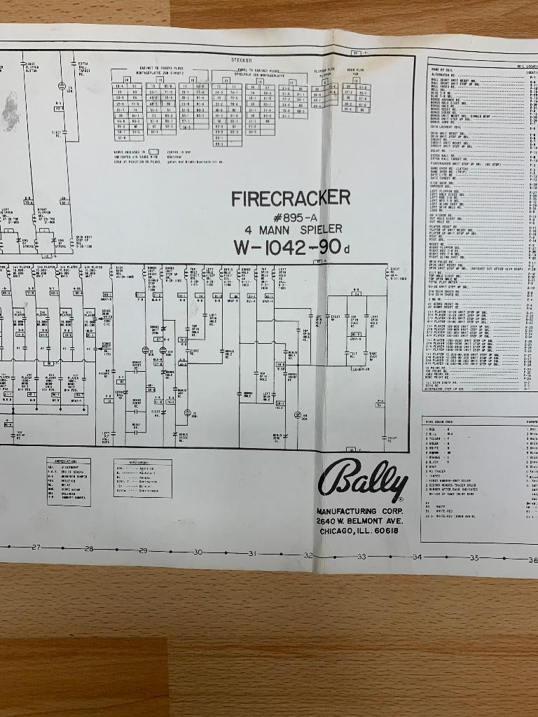 Bally Schema's diverse, Gebruikt, Elektronisch, Bally, Onderdeel of Defecte kast