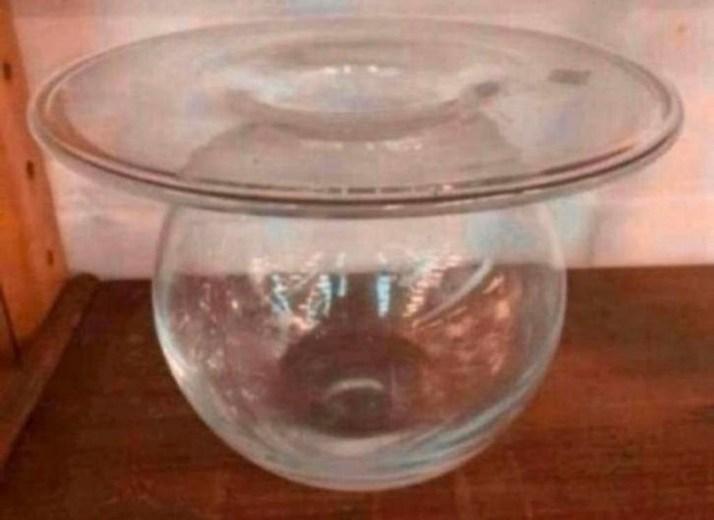 Vaas Nanny Still voor Riihimaen Lasi helder glas Saturnus, Ophalen of Verzenden