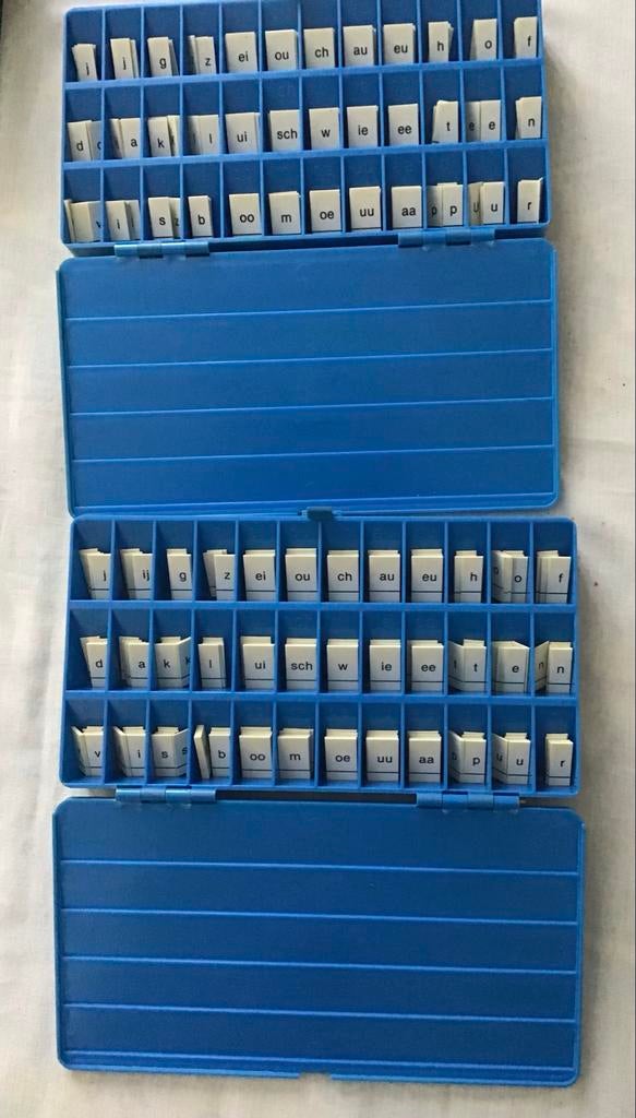 Vintage Letterbak met Letters, Ophalen of Verzenden, Gebruikt