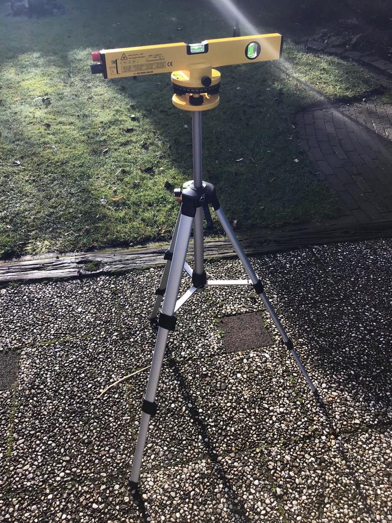 Wisvo tools laser waterpas ongebruikt, Ophalen of Verzenden, Zo goed als nieuw