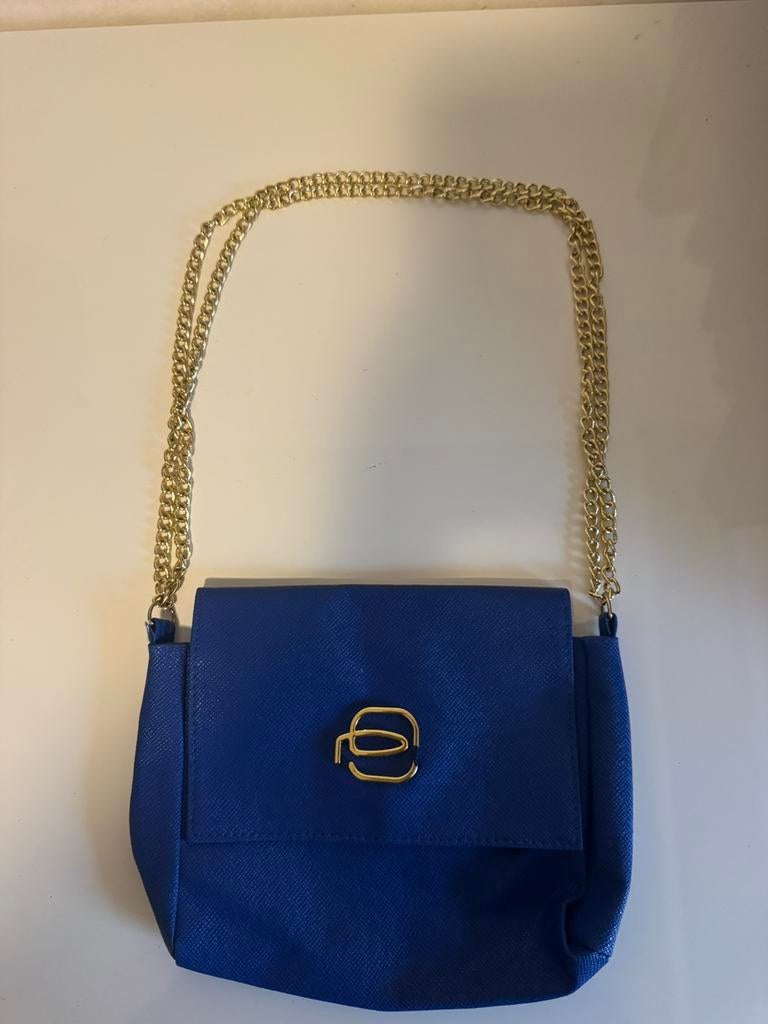 Hand tas van collistar, Sieraden, Tassen en Uiterlijk, Tassen | Damestassen, Ophalen of Verzenden, Gebruikt, Blauw, Handtas