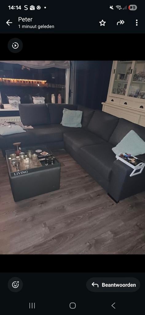 Mooie hoekbank, Ophalen, Gebruikt, Vierpersoons of meer