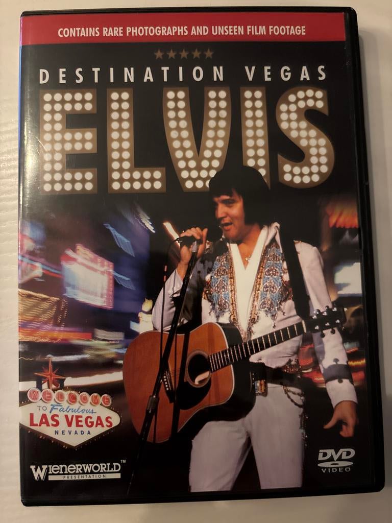 Elvis Destination Vegas DVD, Ophalen of Verzenden, Zo goed als nieuw, Overige typen