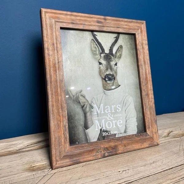 Fotolijst geprint hout Mars&More 20x25cm, -, -, Nieuw, Ophalen of Verzenden