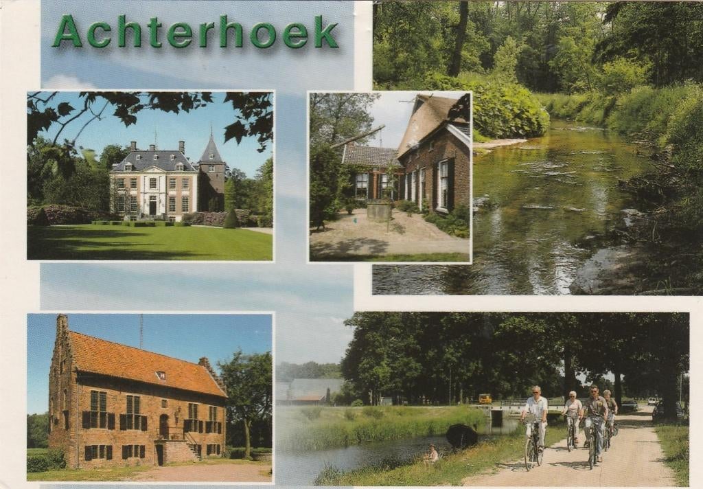ACHTERHOEK Kasteel Boerderij Beek Fietspad, Verzenden, 1980 tot heden, Gelopen, Gelderland