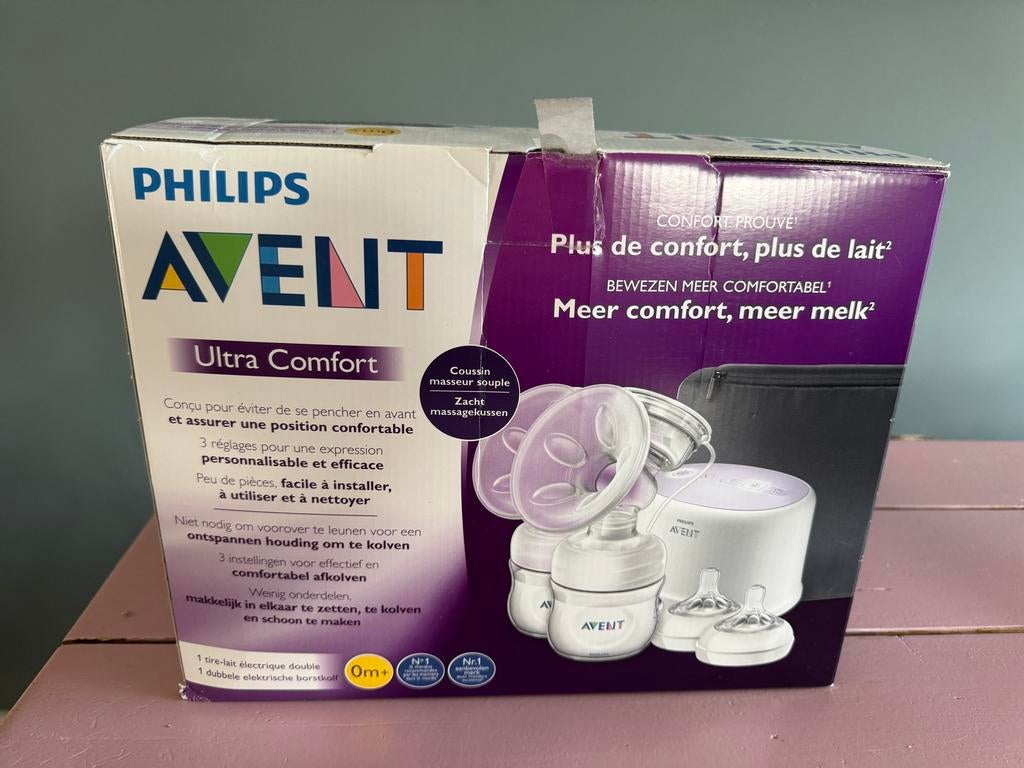 Philips Avent Ultra Comfort dubbele elektrische borstkolf, Kinderen en Baby's, Babyvoeding en Toebehoren, Ophalen of Verzenden