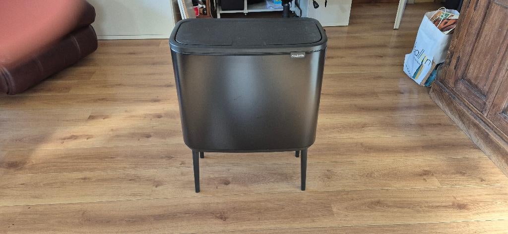 brabantia Bo toch bin vuilnisbak/prullenbak nieuw, Ophalen, 50 tot 75 cm, Nieuw, Rvs