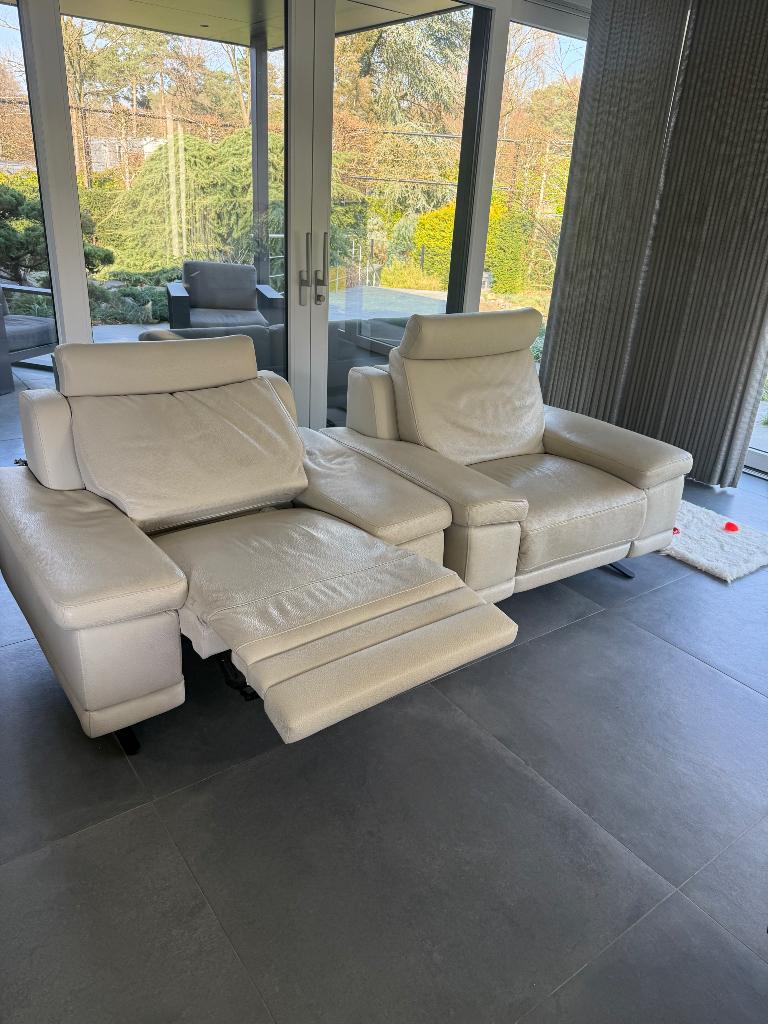 Relax fauteuil, Ophalen, Gebruikt, 50 tot 75 cm, Leer