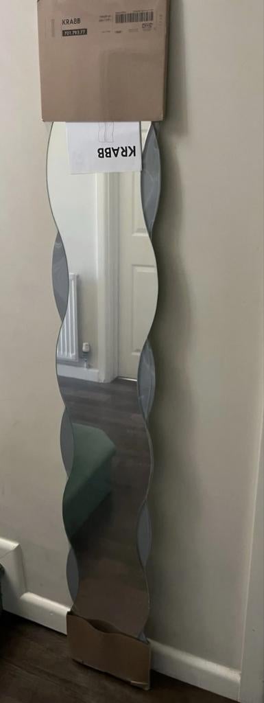 IKEA Krabb Spiegel 160x20 cm - 2 stuks nieuw, Huis en Inrichting, Woonaccessoires | Spiegels, Ophalen, Minder dan 50 cm, Nieuw