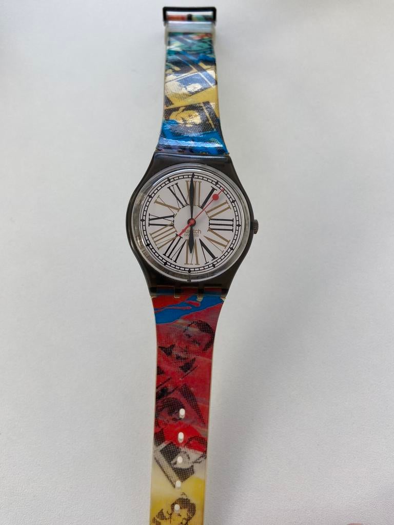 Swatch horloge, Swatch Roche, speciale editie, Ophalen, Kunststof, Gebruikt, Polshorloge