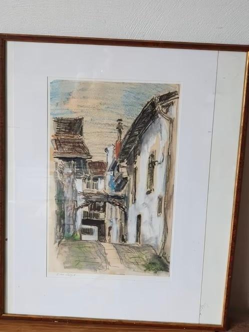 Jan den Hengst Originele pastel tek Ascona, Ophalen