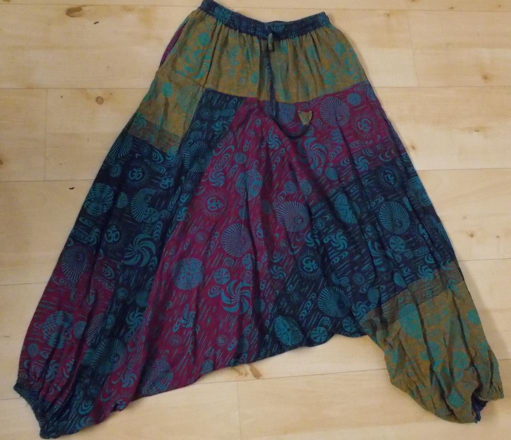 Hippy baggy/ballon broek van Colours du Monde! M, Maat 38/40 (M), Verzenden, Zo goed als nieuw, Lang