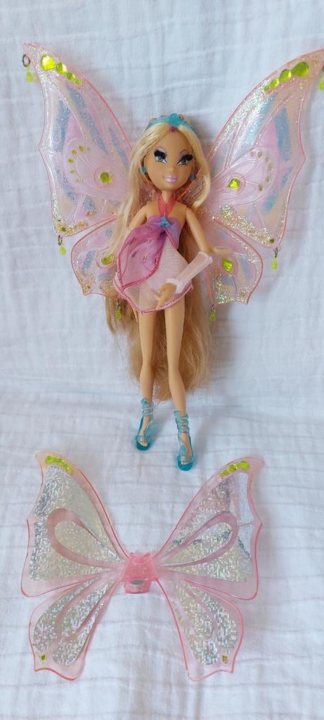 Barbie doll flora enchantix winx doll, Ophalen of Verzenden, Gebruikt, Pop
