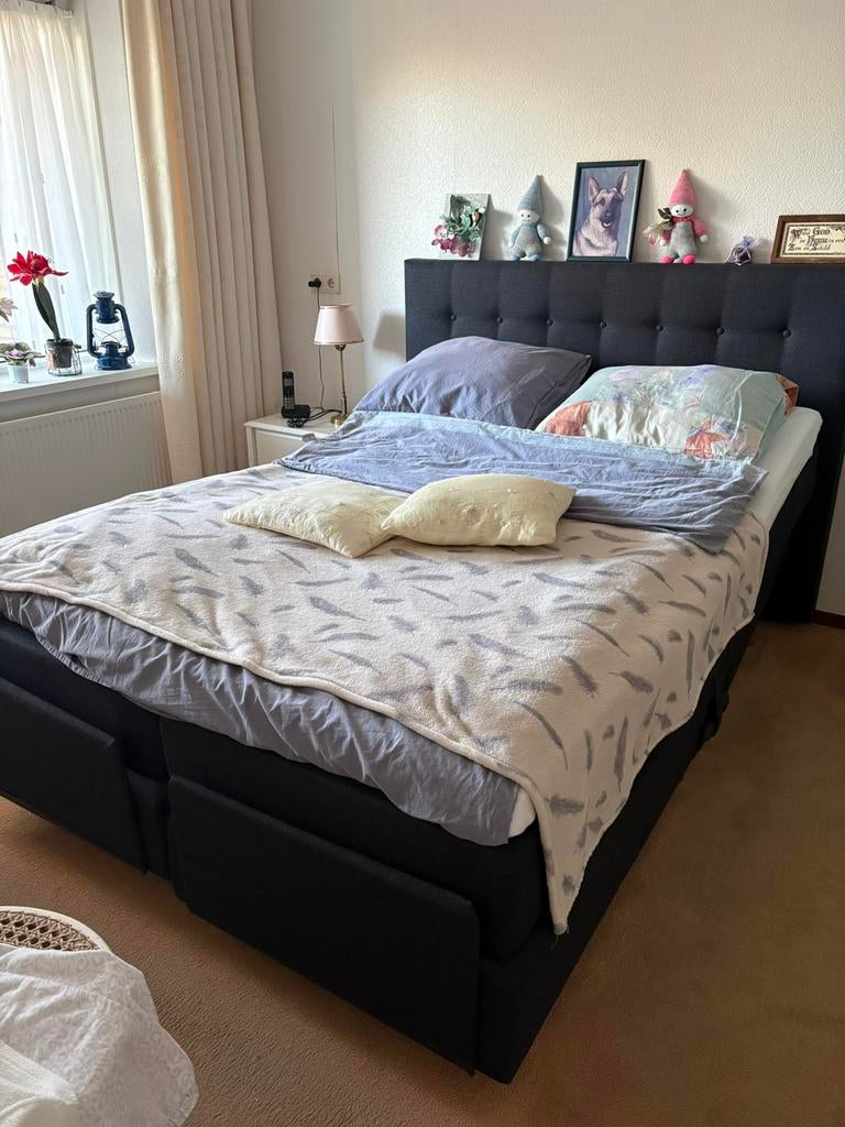 2 persoons elektrisch verstelbaar bed, Ophalen of Verzenden, Zo goed als nieuw, Tweepersoons, 140 cm