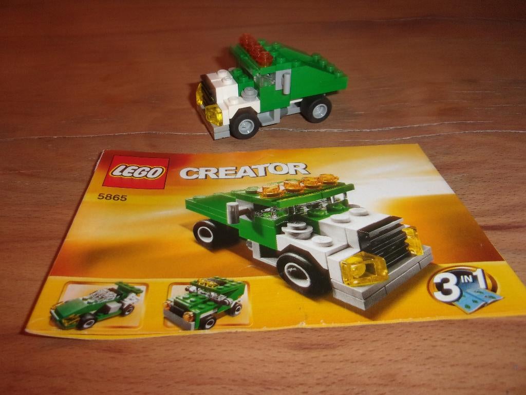 Lego Creator 5865-1 Mini Dumper uit 2010 (3), Gebruikt, Lego, Compleet, Ophalen of Verzenden