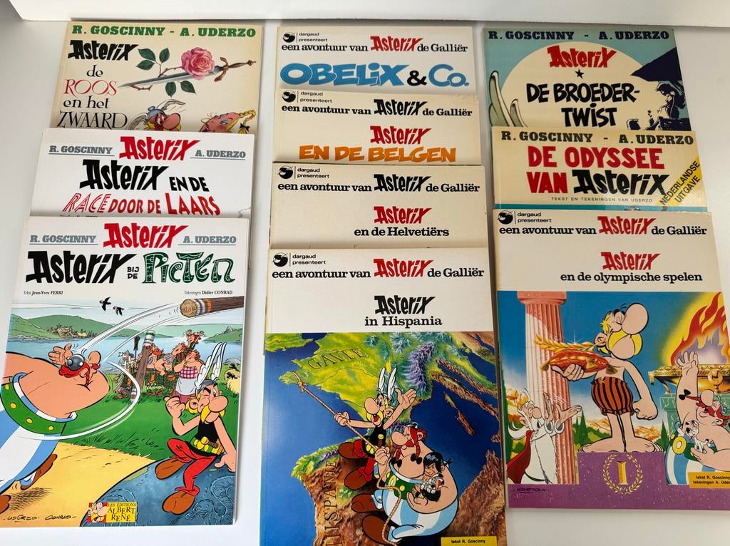 verzameling Asterix & Obelix 32 stripboeken, Meerdere stripboeken, Ophalen of Verzenden, Gelezen