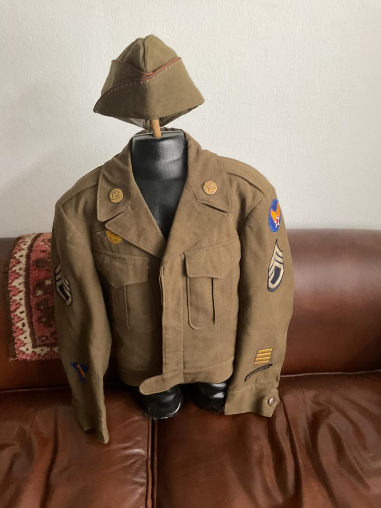 Te koop usaaf jasje en schuitje 2de w.o., Verzenden, Luchtmacht, Amerika, Kleding of Schoenen