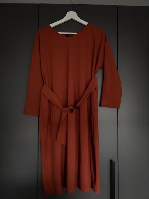 Lilytime Jurk roestkleur, Verzenden, Maat 42/44 (L), Oranje, Zo goed als nieuw