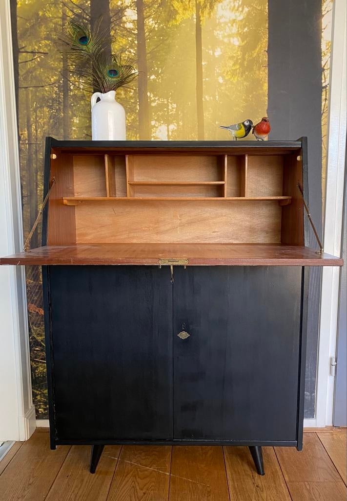 Vintage dressoir/ kast/ secretaire -Deens design, Huis en Inrichting, Ophalen, Gebruikt, Vintage Deens Mid Century