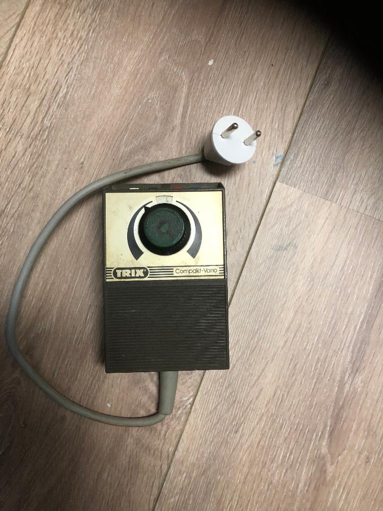 Trix trafo - aangezette stekker, Transformator of Voeding, Gebruikt, Gelijkstroom, Trix