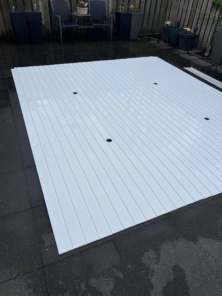 Witte kunststof platen voor diverse toepassingen, Ophalen, Gebruikt