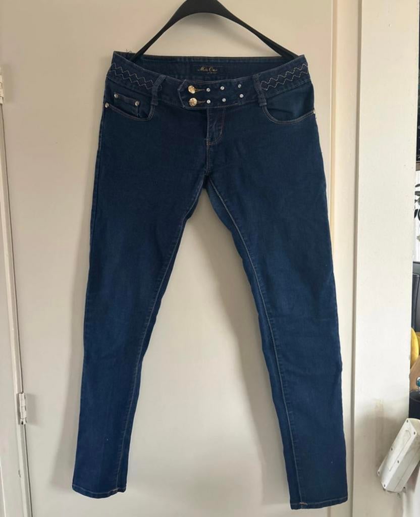 Dames jeans, Ophalen of Verzenden, Zo goed als nieuw, Blauw, W33 - W36 (confectie 42/44)
