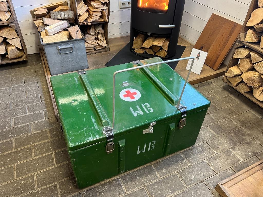 Kunststof pakketbak , brievenbus , legerkist van polyester, Ophalen, Gebruikt, Kunststof