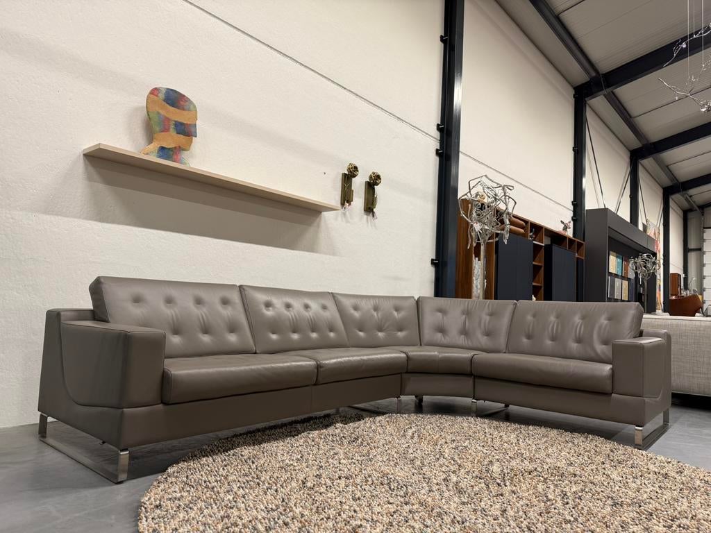 Leolux Cuno Hoekbank Bimardo leer Design Bank 310x225, Leolux, Hoekbank, Leer, Ophalen of Verzenden