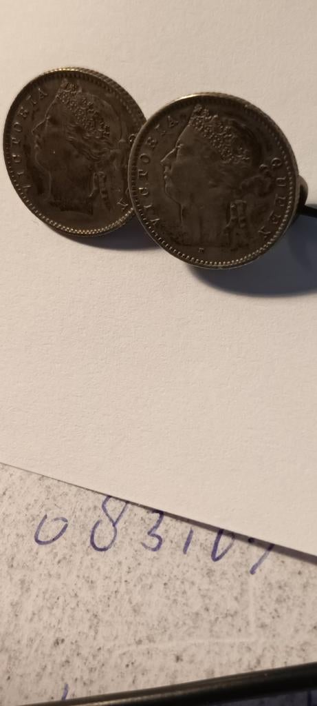 Antieke Victoriaanse munt broche - 10 cent 1882, Postzegels en Munten, Munten | Nederland, Ophalen of Verzenden