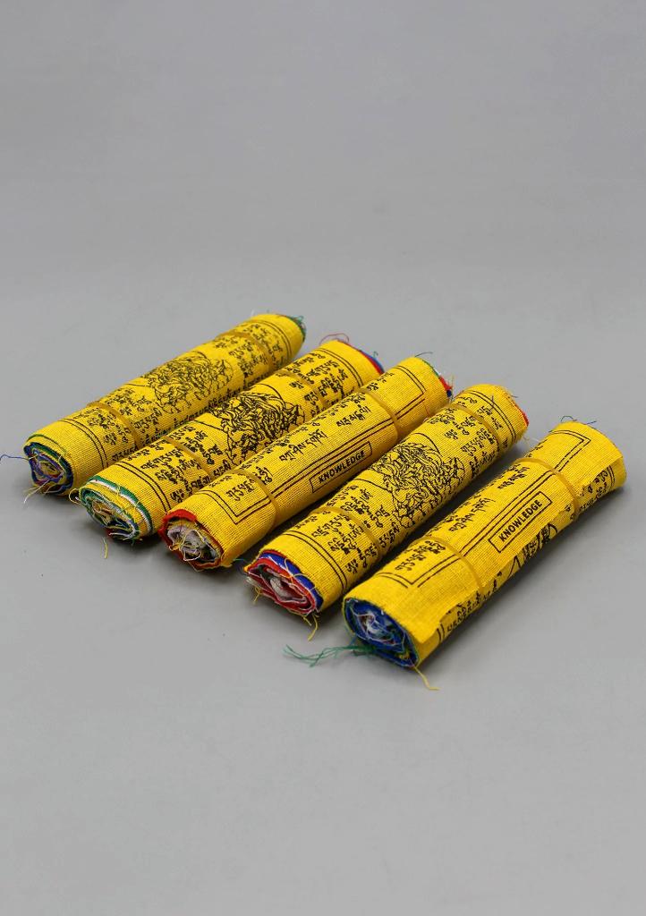 5 kleine rollen katoenen tibetaanse gebedsvlaggen, Verzenden, Nieuw, Nepalhandwerk.nl, Nepalhandwerk.nl