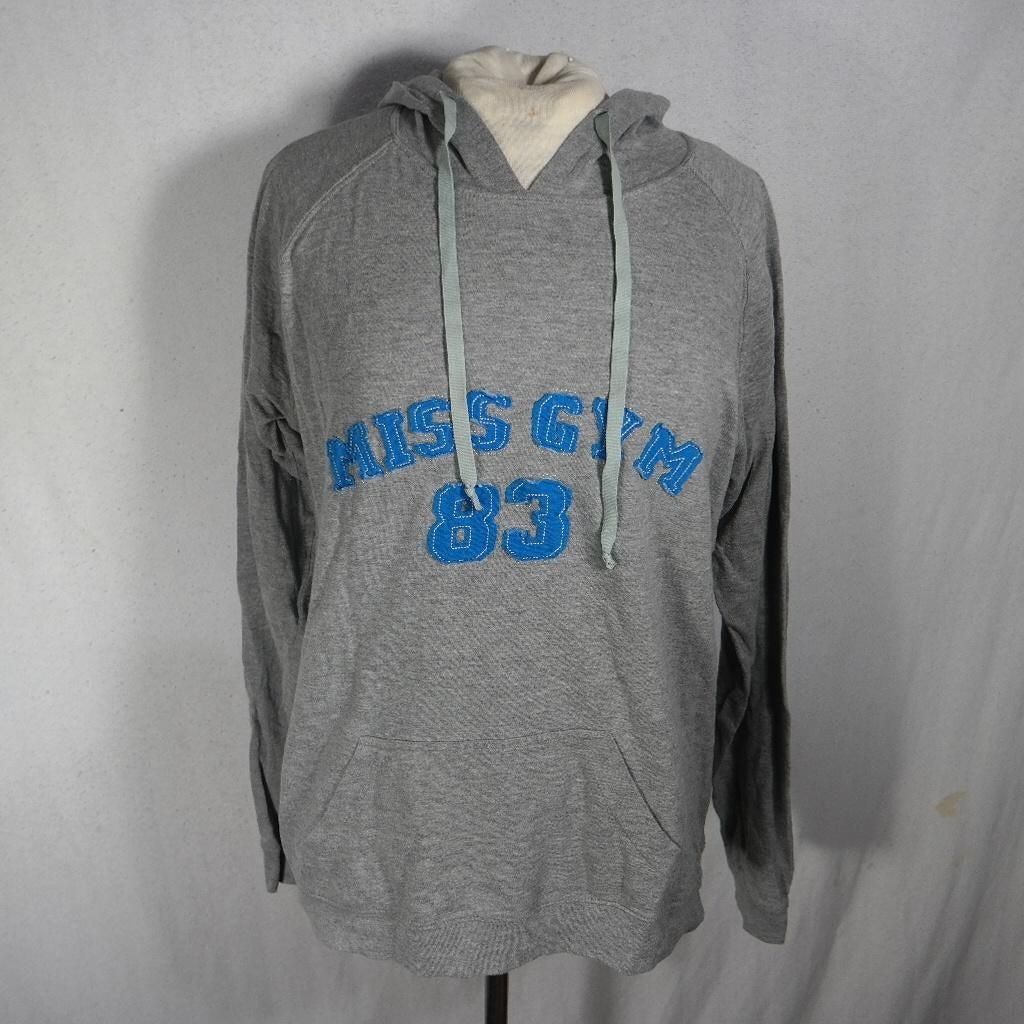 Stoere sportieve grijze trui.Capuchon.Mt L, Maat 52/54 (L), ., Ophalen of Verzenden, Zo goed als nieuw