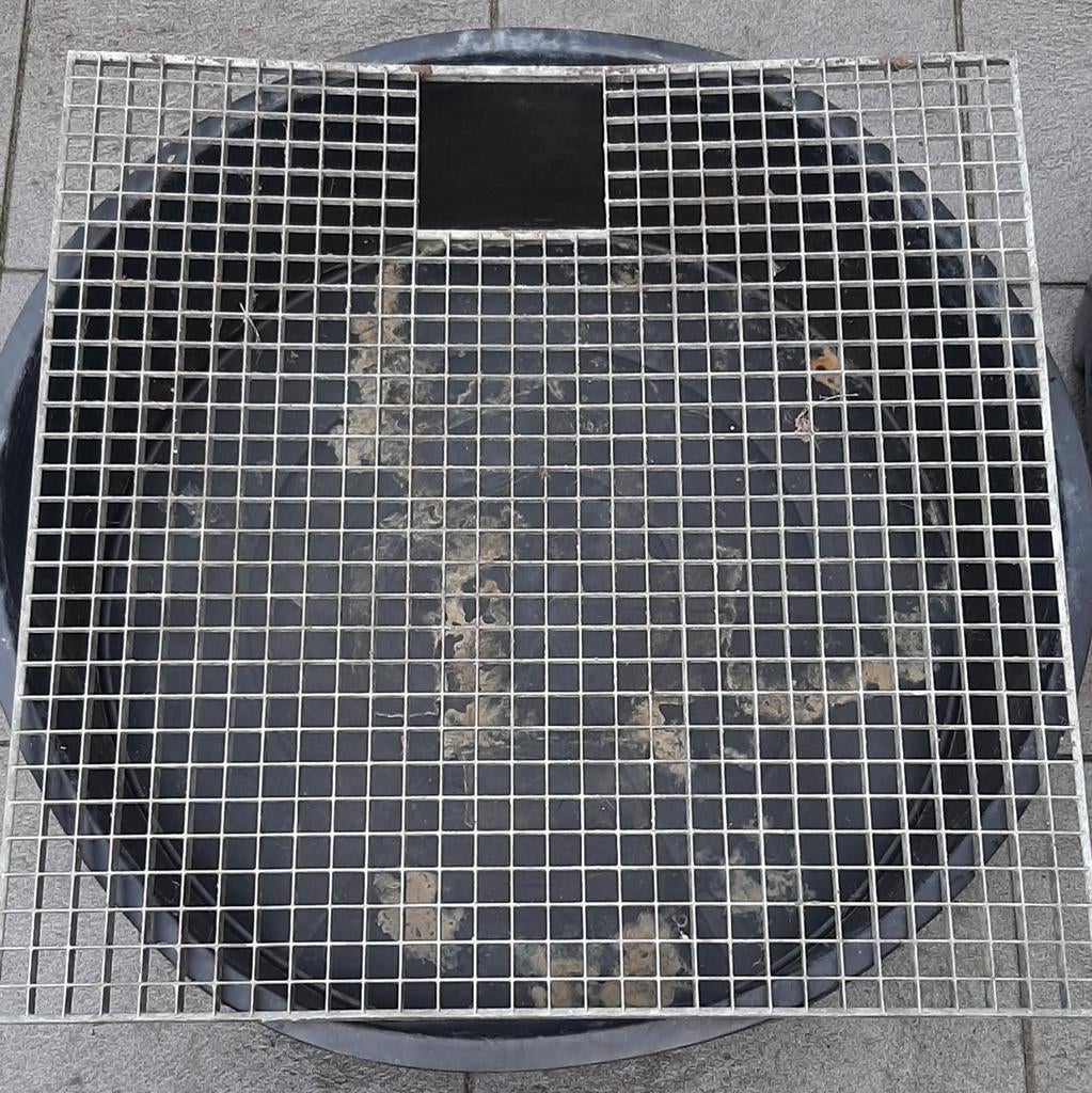 Kunstof bak/ton/kuip met rooster, Ophalen, Kunststof, Overige typen