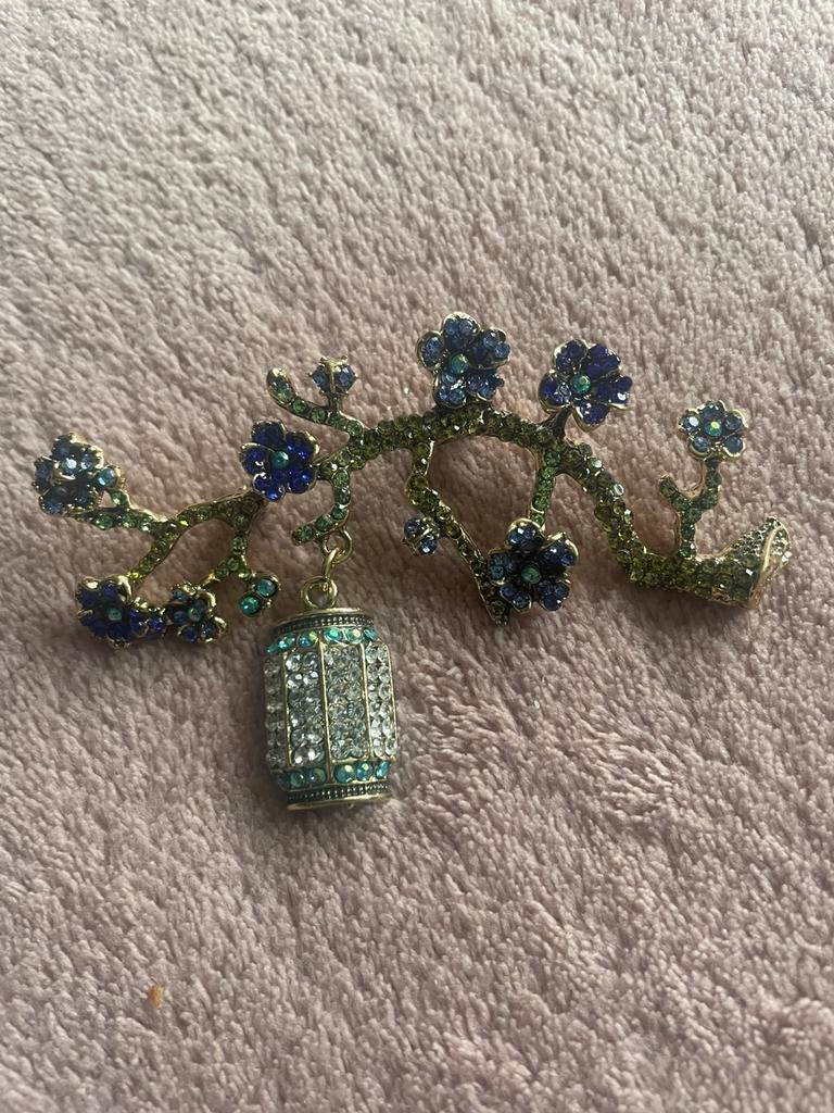 Broche, Ophalen of Verzenden, Zo goed als nieuw, Goud, Overige materialen