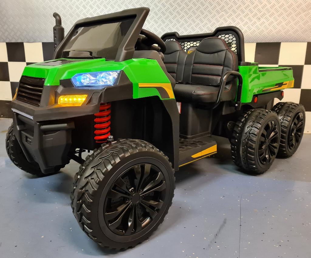 Farmer Truck 6x6 - leren zit - 4 motors - kiepbak - RC, Ophalen of Verzenden, Nieuw, Afstandsbediening