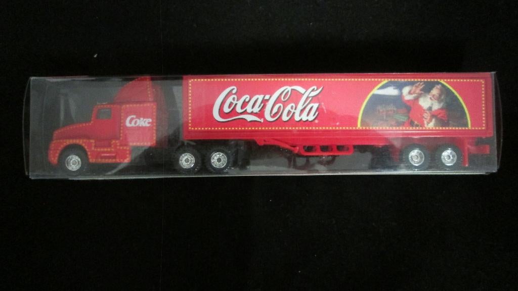Coca Cola Kerst truck Edocar 1:64, Ophalen of Verzenden, Nieuw, Bus of Vrachtwagen