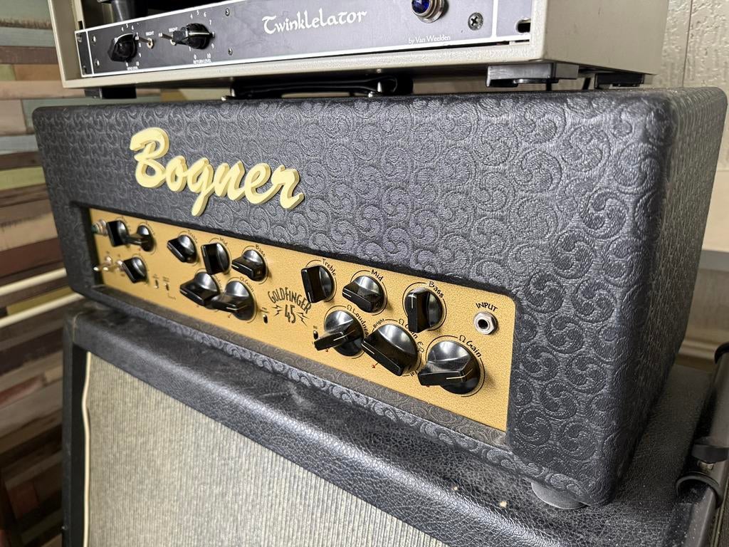 BOGNER GOLDFINGER 45 - absurd toffe amp in nieuwstaat!, Muziek en Instrumenten, Ophalen of Verzenden, Zo goed als nieuw, Minder dan 50 watt