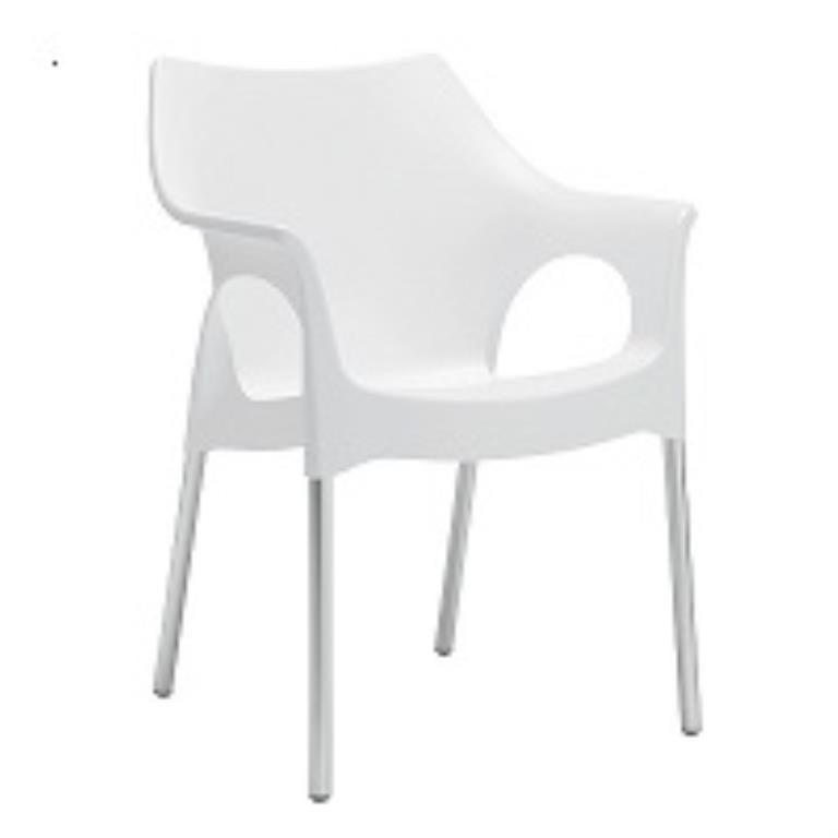 Stapelbare design kuipstoel, terras, model Olli  379, Ophalen of Verzenden, Nieuw, Kunststof, Vijf, Zes of meer stoelen