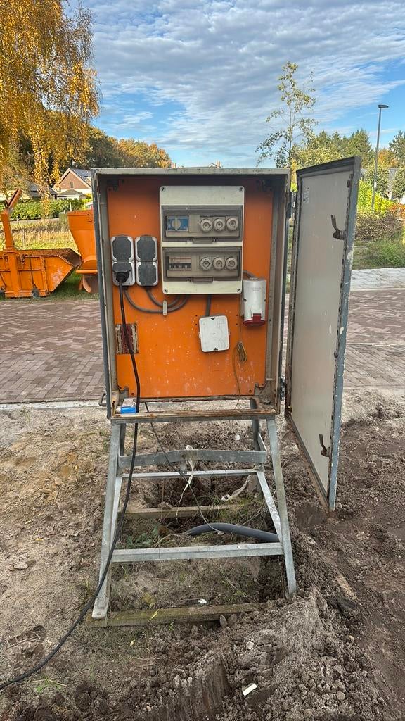 Bouw stroomkast, Ophalen, Gebruikt
