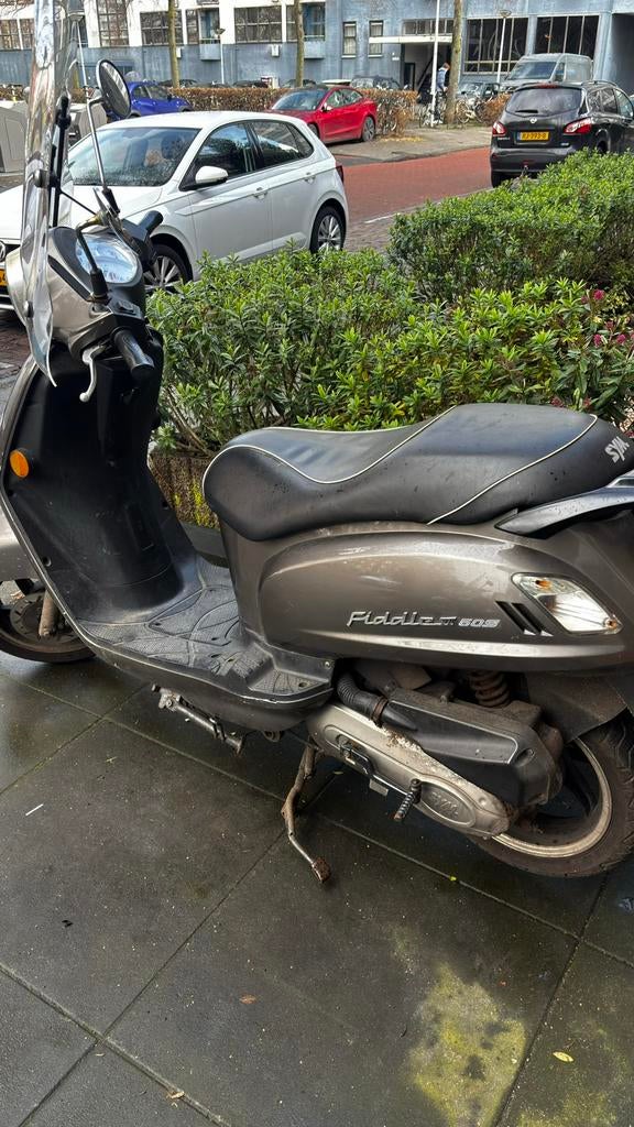 Sym fiddle blauw kenteken | bj 2017, Gebruikt, Ophalen of Verzenden, Benzine, Fiddle