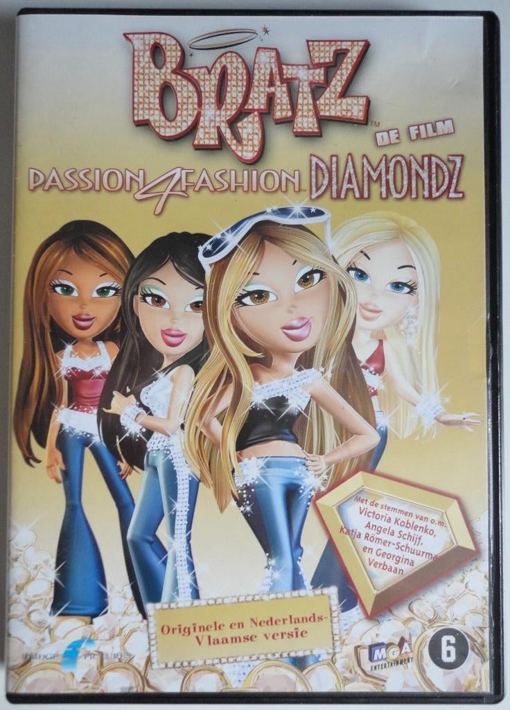 Bratz de Film: Passion 4 Fashion - Diamondz (2006), Tekenfilm, Amerikaans, Ophalen of Verzenden, Zo goed als nieuw