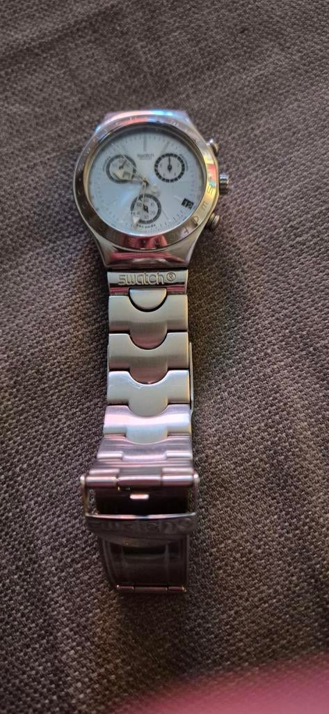 Swatch Irony herenhorloge, Ophalen of Verzenden, Staal, Swatch