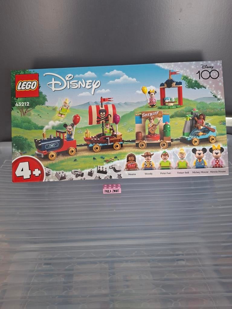 Nieuw Lego Disney 43212 - Disney 100 Celebratie Trein, Ophalen of Verzenden
