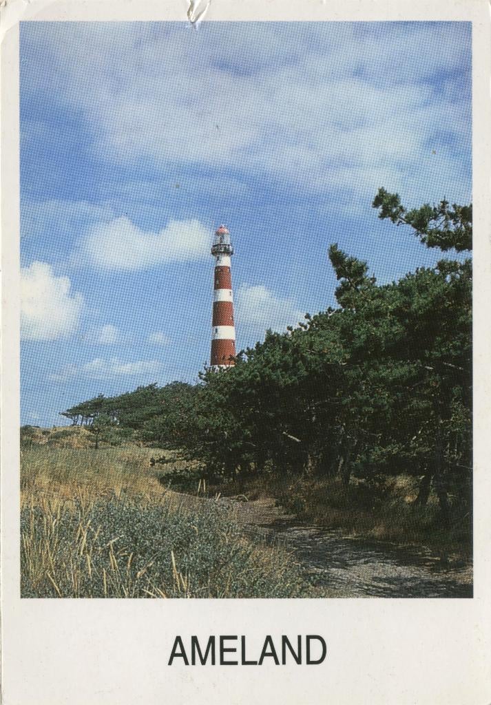 Ameland Vuurtoren, Verzenden, 1980 tot heden, Gelopen, Waddeneilanden